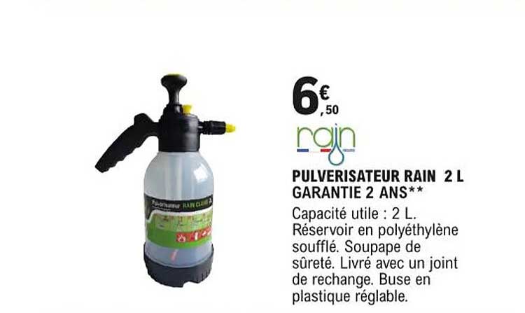 pulvérisateur rain 2 l