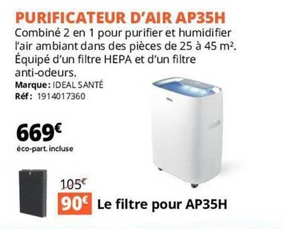purificateur d'air ap35h