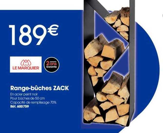 range-bûches zack le marquier