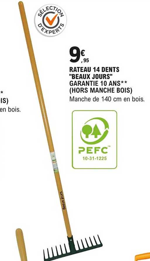 râteau 14 dents "beaux jours"