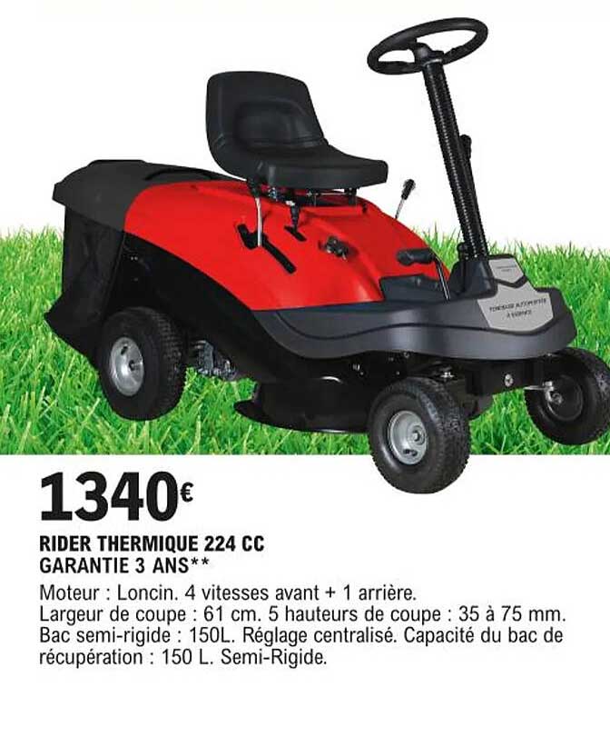 rider thermique 224 cc