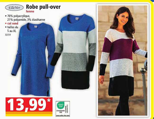 Robe Pull-over Femme ElleNor