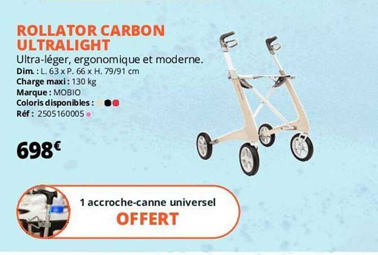 rollator carbon ultralight mobio