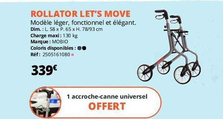 rollator let's move mobio