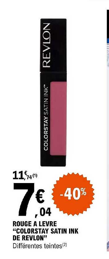 rouge à lèvre "colorstay satin ink de revlon"