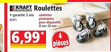 roulettes kraft werkzeuge