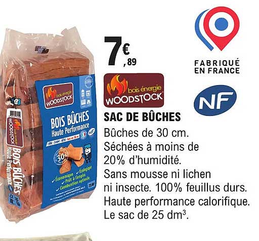 Sac De Bûches Woodstock
