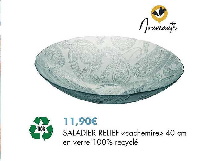 saladier relief «cachemire»