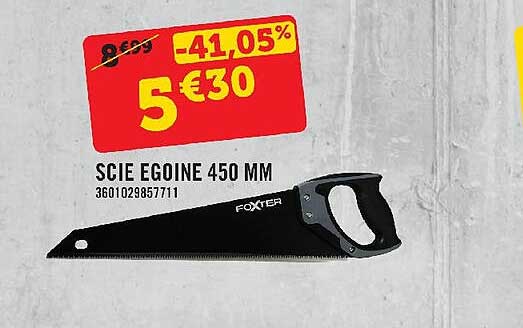 scie égoïne 450 mm foxter
