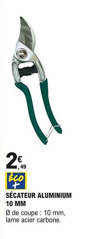 Sécateur Aluminium éco+