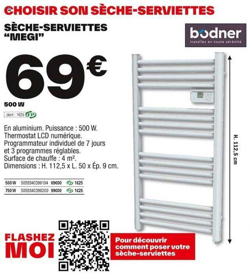 sèche-serviettes "megi" bodner