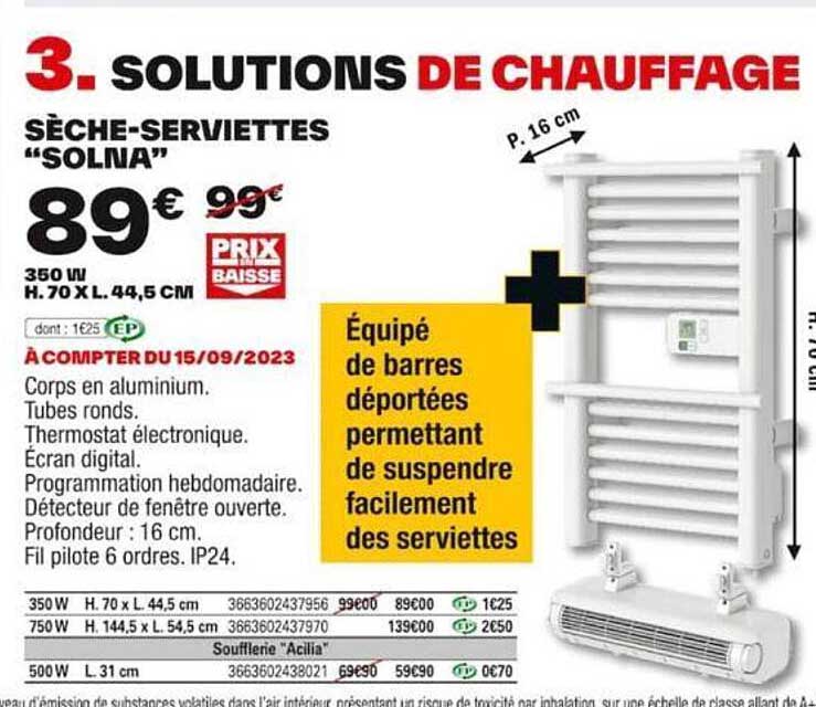 sèche-serviettes "solna"