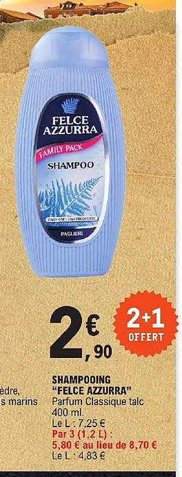 shampooing "felce azzurra"