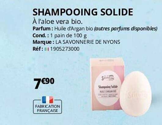 shampooing solide la savonnerie de nyons