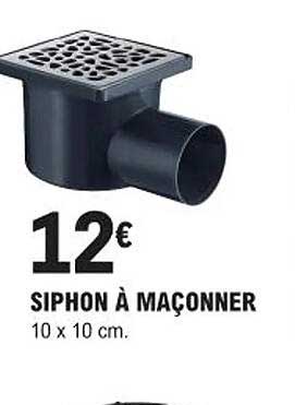 siphon à maçonner
