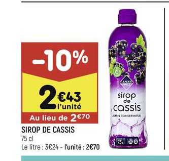 Sirop De Cassis