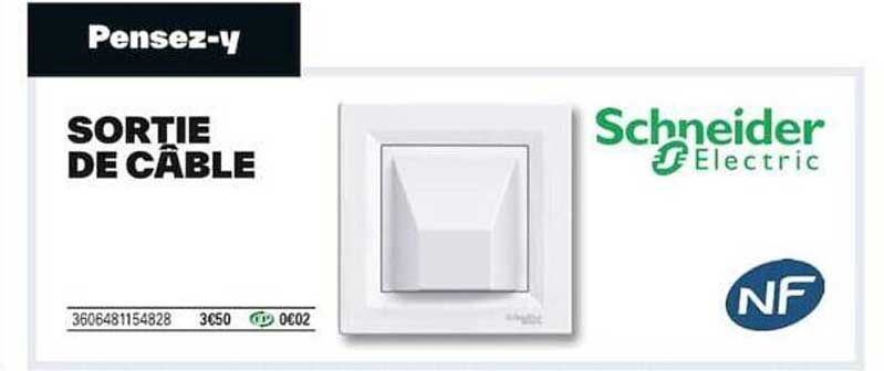 sortie de câble schneider electric