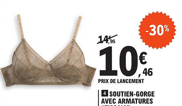 soutien-gorge avec armatures