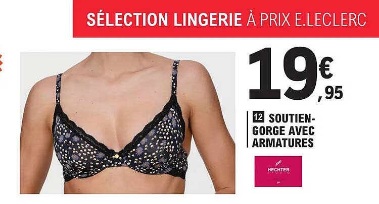 soutien-gorge avec armatures hechter