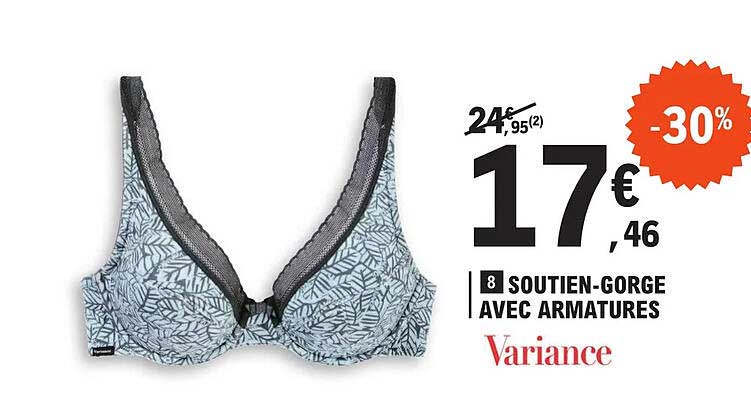 soutien-gorge avec armatures variance