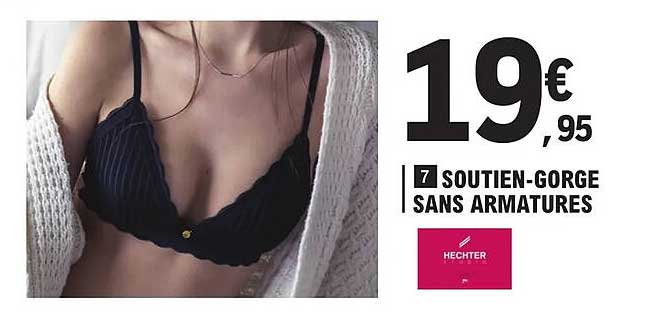 soutien-gorge sans armatures hechter