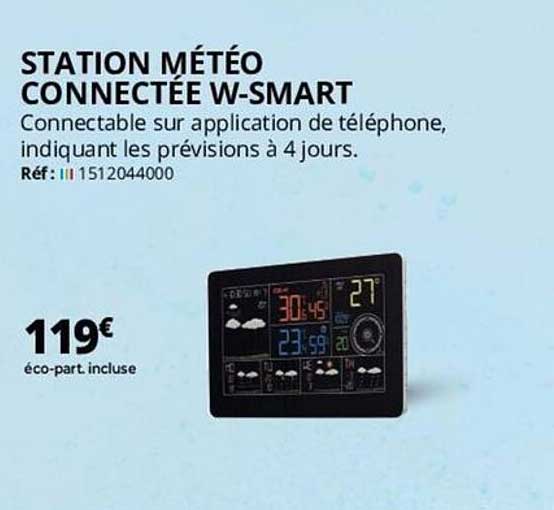 station météo connectée w-smart
