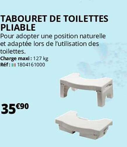 Tabouret De Toilettes Pliable