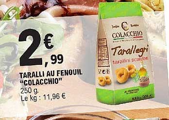Taralli Au Fenouil "colacchio"