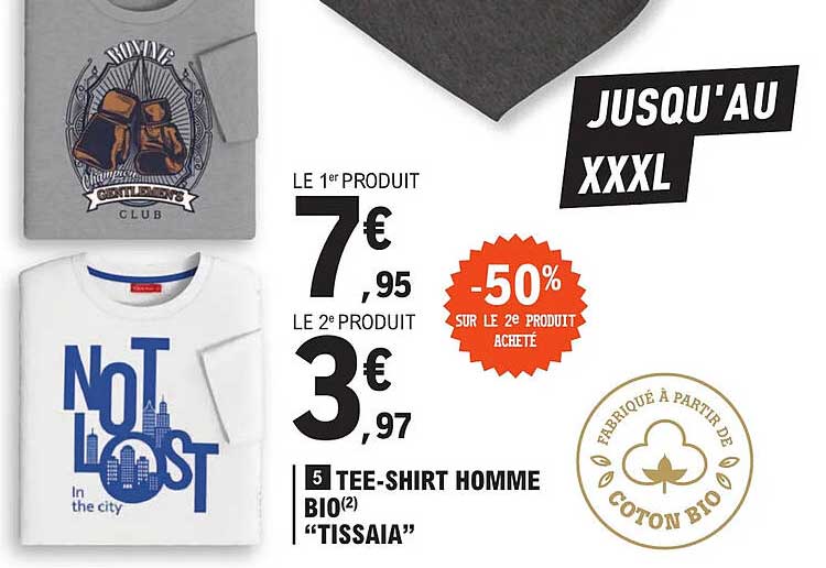 tee-shirt homme bio "tissaia"