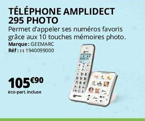 téléphone amplidect 295 photo