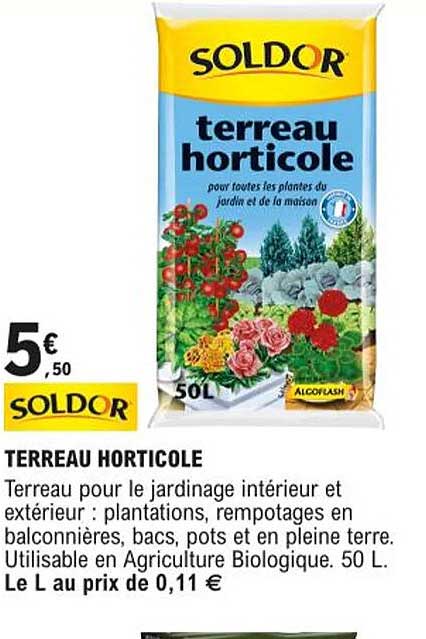 Terreau Horticole Soldor