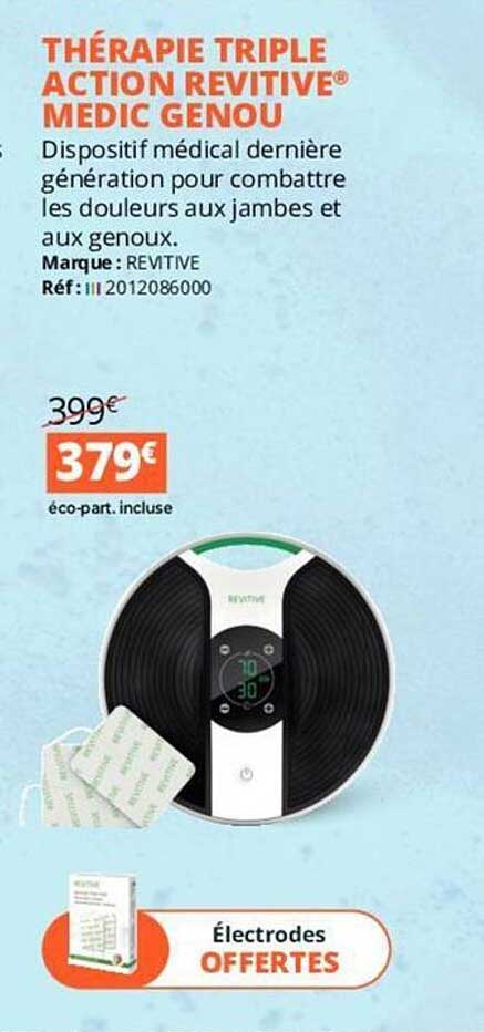 thérapie triple action revitive medic genou