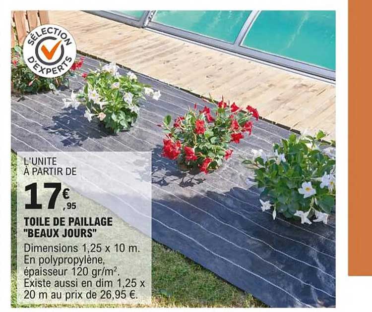 toile de paillage "beaux jours"