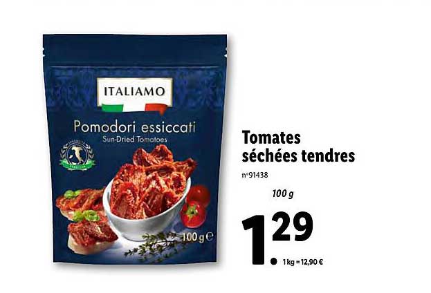 Tomates Séchées Tendres Italiamo