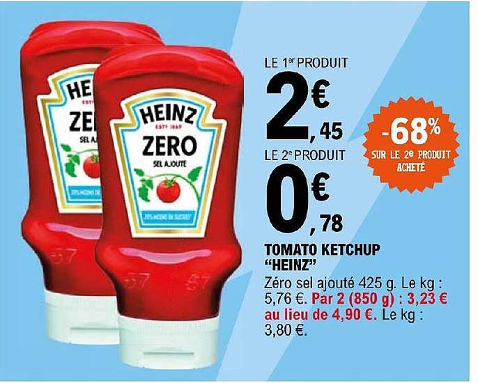 tomato ketchup "heinz"