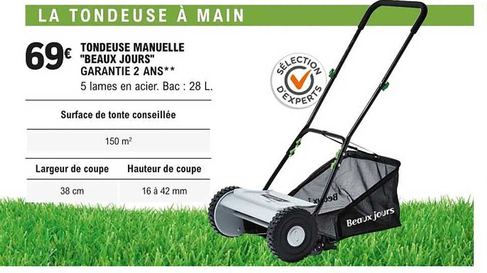 tondeuse manuelle "beaux jours"