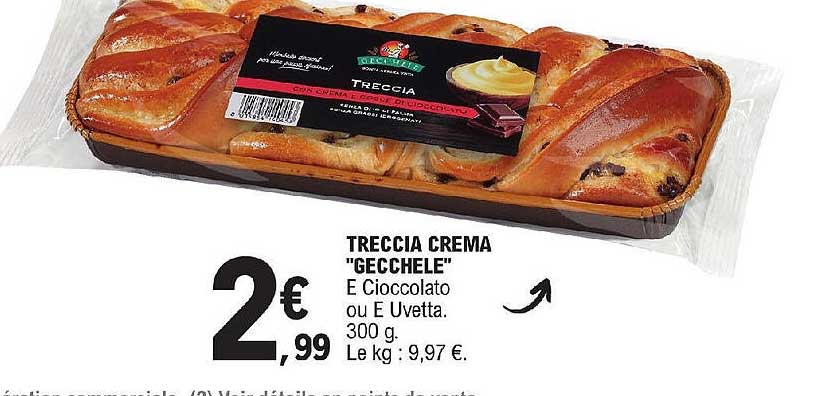 Treccia Crema "gecchele"