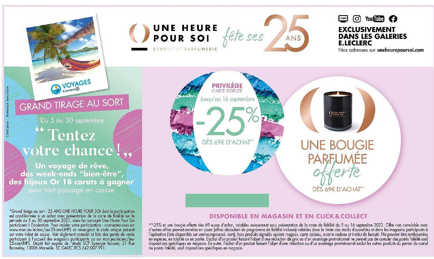 un voyage de rêve, des week-ends "bien-être", des bijoux or 18 carats à gagner