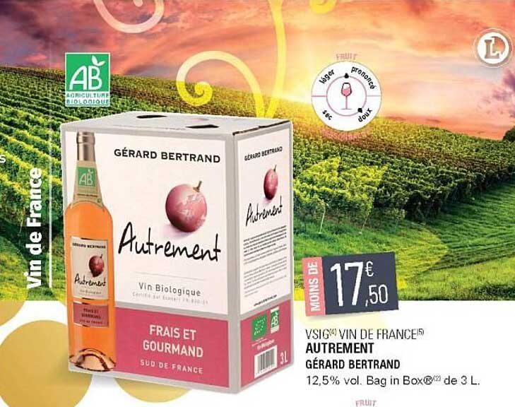 vsig vin de france autrement gérard bertrand