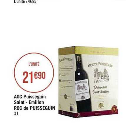 aoc puisseguin saint emilion roc de puisseguin