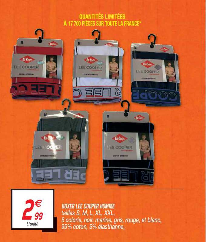 boxer lee cooper homme
