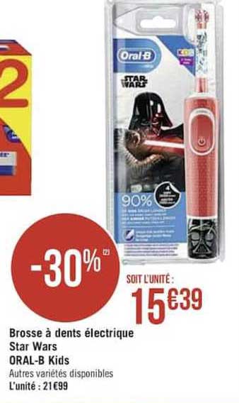 brosse à dents électrique star wars oral b kids