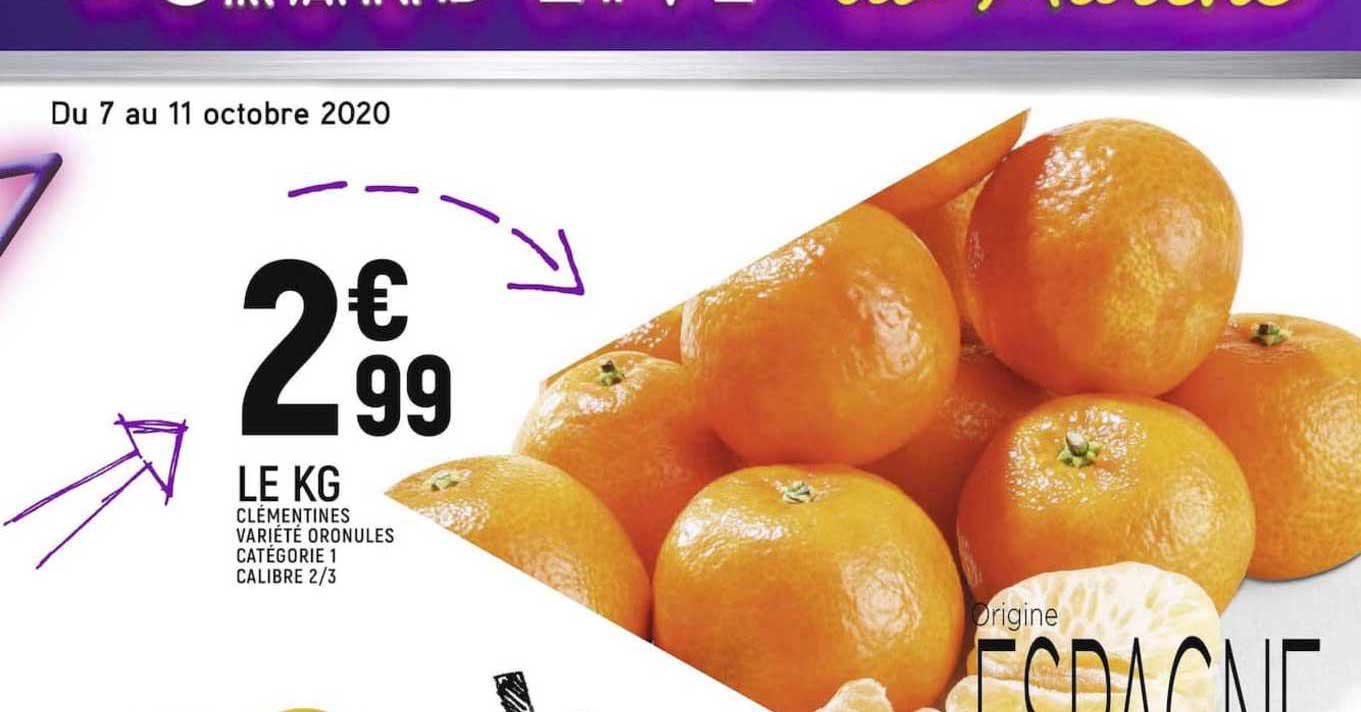 Clémentines Variété Oronules