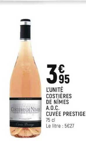 costières de nîmes a.o.c. cuvée prestige
