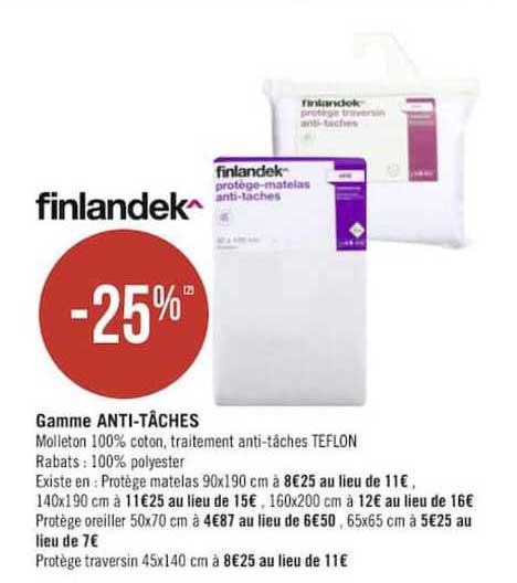 filandek gamme anti tâches