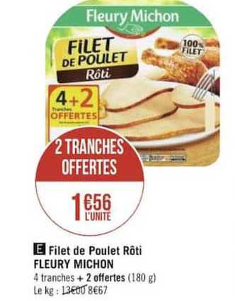 filet de poulet rôti fleury michon