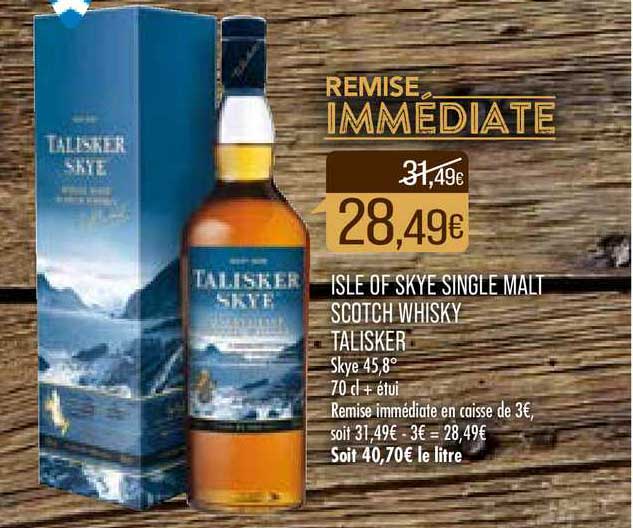 isle of skye single malt scotch whisky talisker