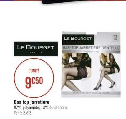 Le Bourget Bas Top Jarretière