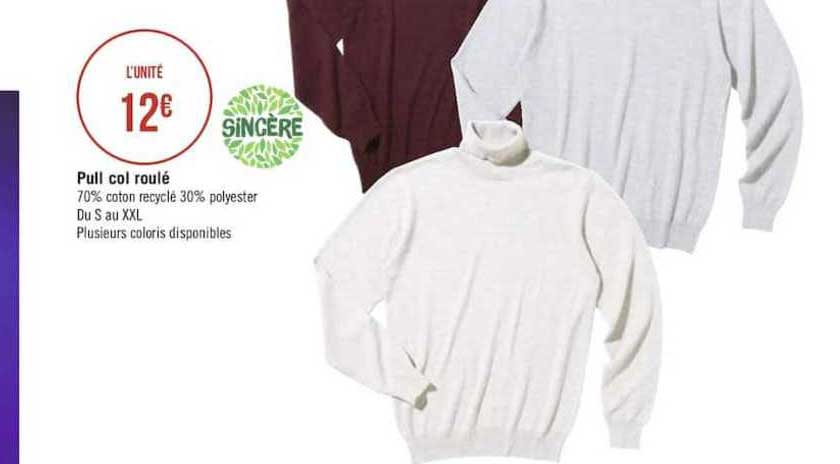 pull col roulé