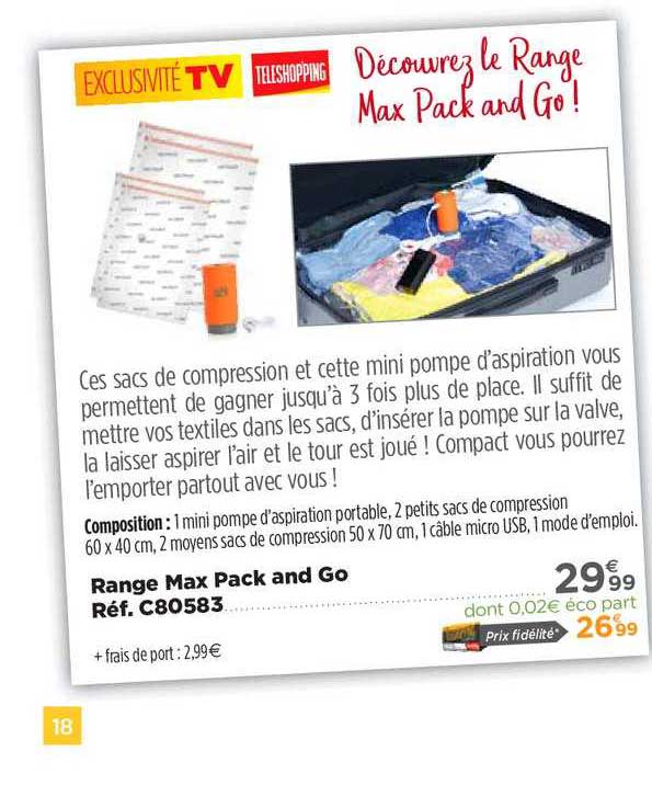 range max pack and go